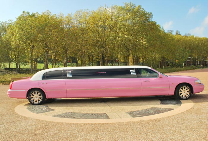 MARIAGE EN LIMOUSINE AMERICAINE LINCOLN (ROSE)