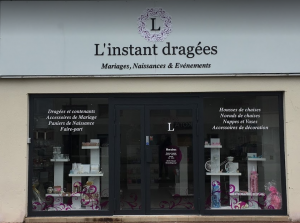 Vitrine boutique - L'instant Dragées - en Yvelines 78