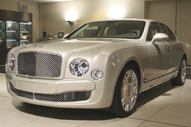 MARIAGE EN BENTLEY MULSANNE 2012 (BLANCHE)