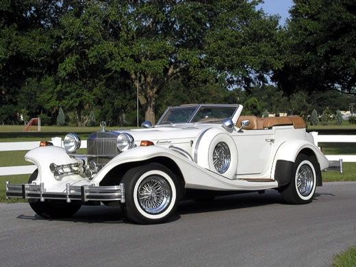 MARIAGE EN EXCALIBUR PHAETON CABRIOLET