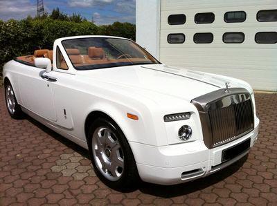 MARIAGE EN ROLLS ROYCE PHANTOM CABRIOLET DROPHEAD